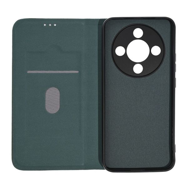 Maska za Honor Magic 8 Lite tamno zelena Teracell Elegant Flip - EP2829635