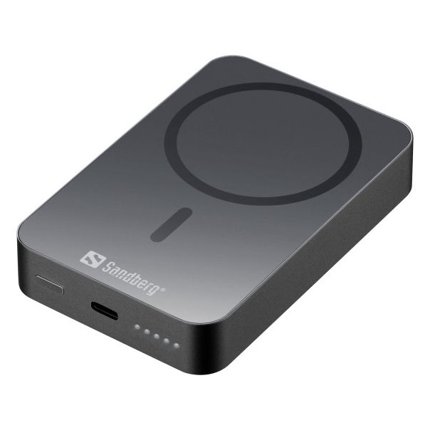 SANDBERG Powerbank Mag 420-97, Wireless ALU, 10000 mAh - 39624
