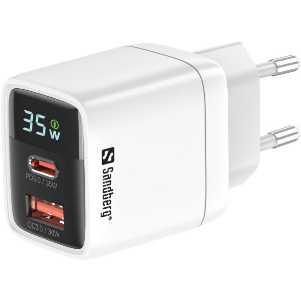 SANDBERG Kućni punjač 2u1 441-52 1xUSB/1xUSB-C, 35W - 39627-1