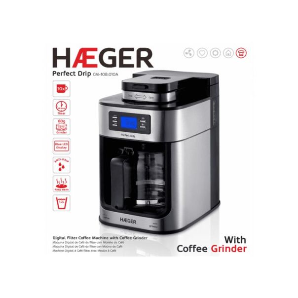 HAEGER Aparat za filter kafu sa mlinom CM-10B.010A - EP2865565