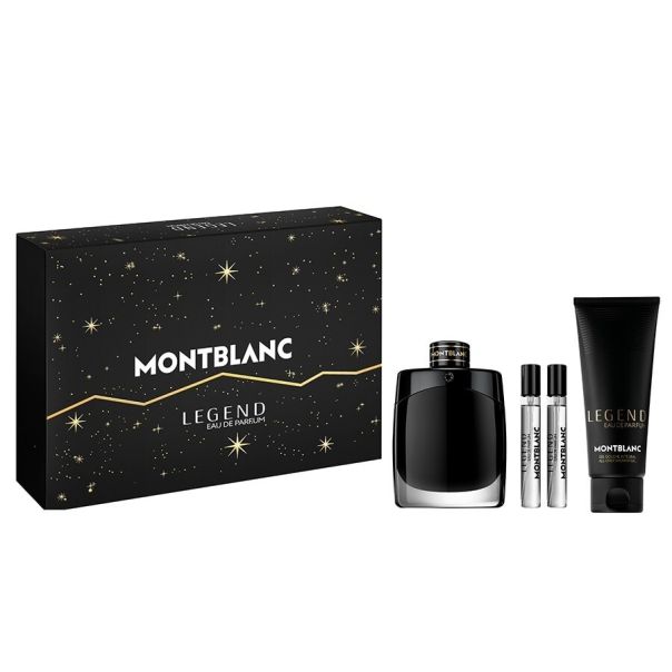 Montblanc Legend Gift Set ( EDP 100ml + SG 100ml + EDP 2x7,5ml ) - TPPGB0011