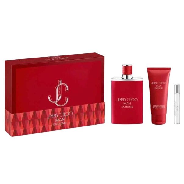Jimmy Choo Man Extreme Set EDP 100ml + EDP 7.5ml + Shower Gel 100ml - EP3024507