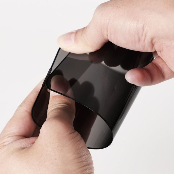 Zastitno staklo Tempered Glass Privacy Teracell Titan 2.5D za iPhone 17 Air 6.6 crni - 223807