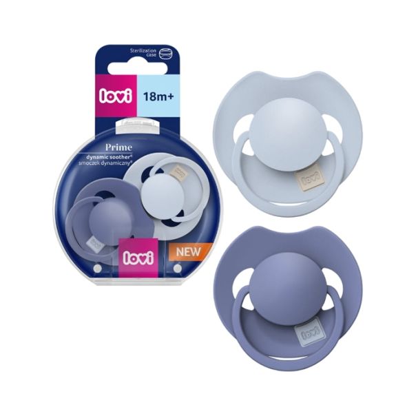 LOVI PRIME SILICONE DYNAMIC VARALICA 18M+  (2KOM) - BABY BLUE/BLUE 34/419 - EP2740424