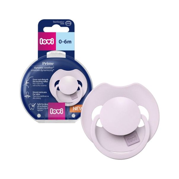 LOVI PRIME SILICONE DYNAMIC VARALICA 0-6M (1KOM) - LILAC 34/420 - EP2740400