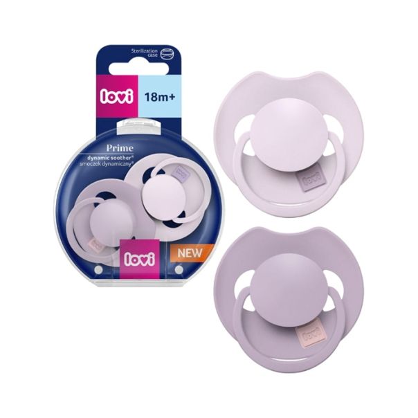 LOVI PRIME SILICONE DYNAMIC VARALICA 18M+  (2KOM) - LILAC/VIOLET 34/423 - EP2739809