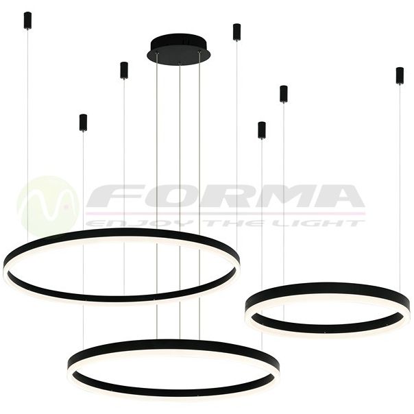 FORMA LED plaf. lampa 130W 3000K-6400K F2047-130C BK - 005750
