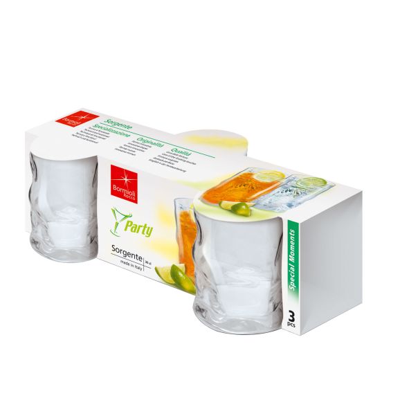 BORMIOLI Čaša za vodu Sorgente acqua 30cl 3/1 340420 - 340420