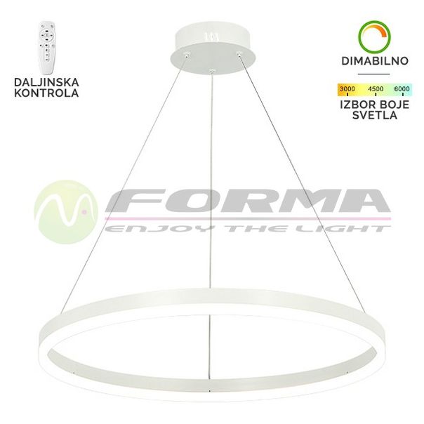 FORMA LED visilica 56W 3000K-6400K F2047-56V WH - 005757