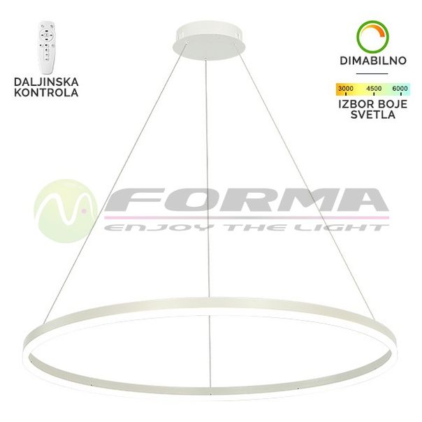 FORMA LED visilica 70W 3000K-6400K F2047-70V WH - 005760