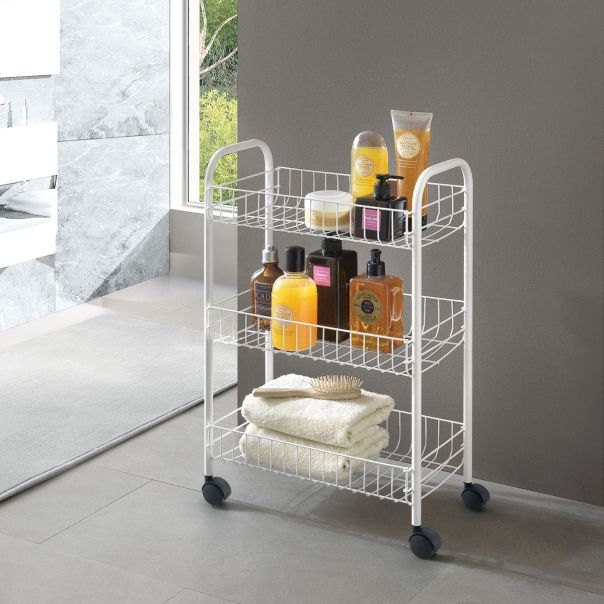 METALTEX Kuhinjska polica Siena, bela - 340633 006