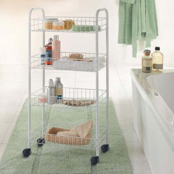 METALTEX Kuhinjska polica Pisa, bela - 340634 014