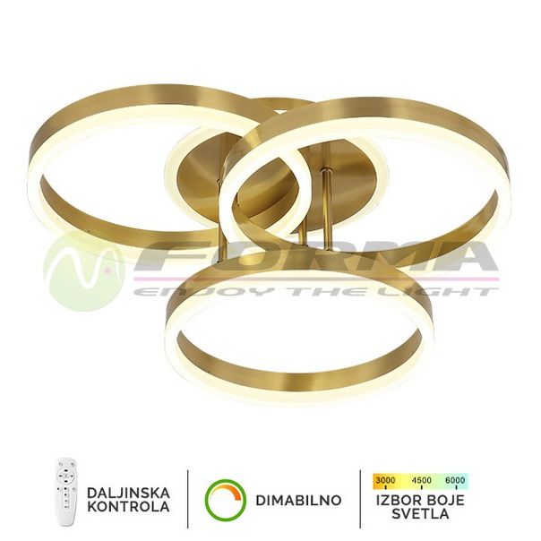 FORMA LED plaf. lampa 82W 3000K-6400K F2047-82C SG - 005777