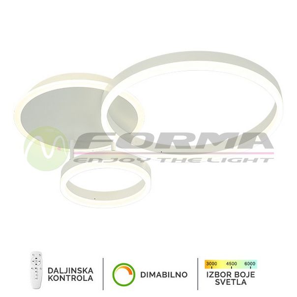 FORMA LED plaf. lampa 66W 3000K-6400K F2047-66C WH - 005785