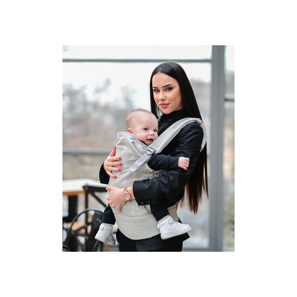 LORELLI Kengur nosiljka Ergonomic wally - grey floral - 10010160001