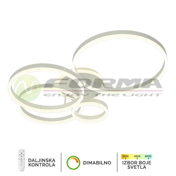 FORMA LED plaf. lampa 132W 3000K-6400K F2047-132C WH - 005788