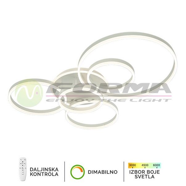 FORMA LED plaf. lampa 174W 3000K-6400K F2047-174C WH - 005791