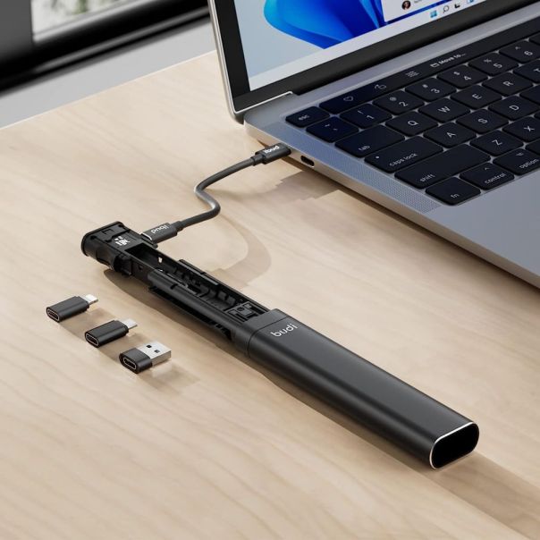 Multifunkcionalni citac adapter Budi USB-C 3.0 DC516B crni - 208856