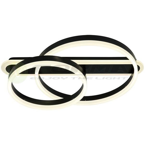 FORMA LED plaf. lampa 76W 3000K-6400K F2047-76P BK - 005775