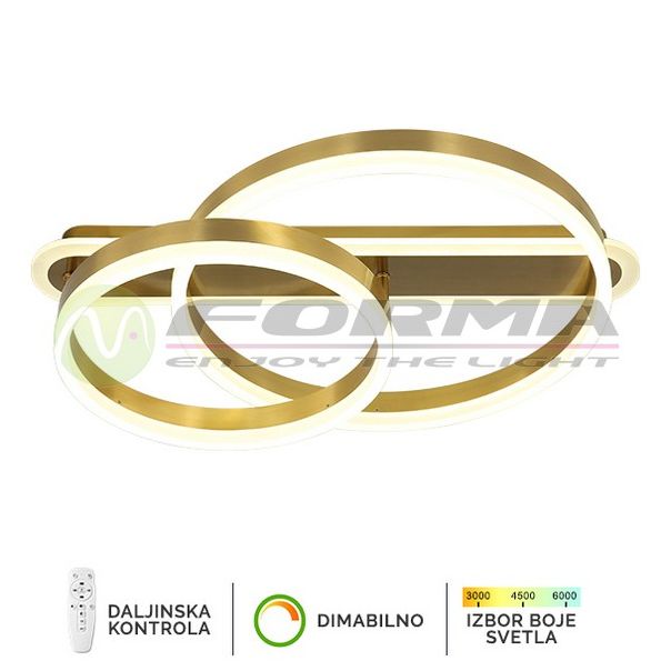 FORMA LED plaf. lampa 76W 3000K-6400K F2047-76P SG - 005774-1