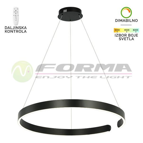 FORMA LED visilica 56W 4000K F2046-56V BK - 005748