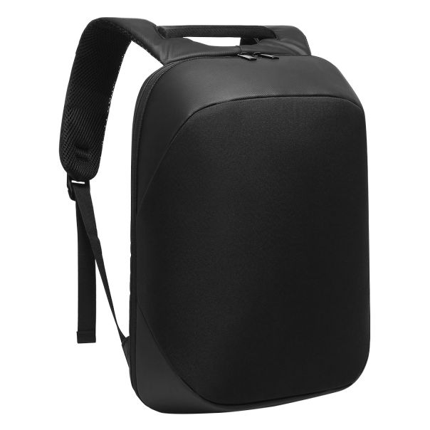 Poslovni ranac CHARLIE – čvrsta forma, aluminijumska drška, USB, laptop 15
