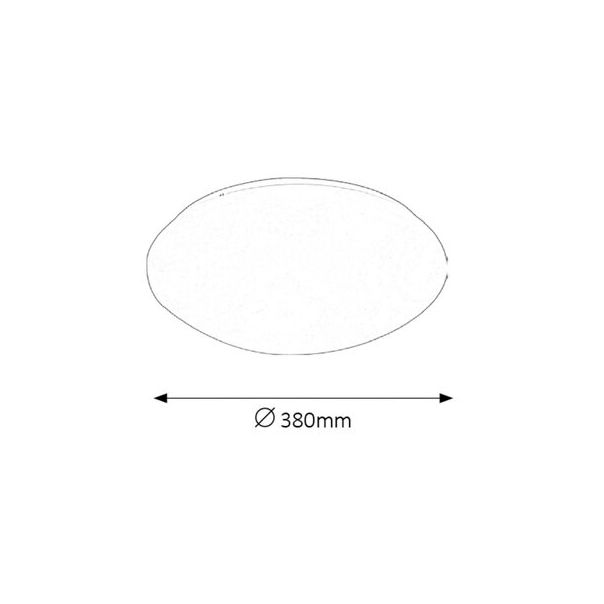 Rabalux Plafonjera Lucas LED 24W bela (3436) - 3436