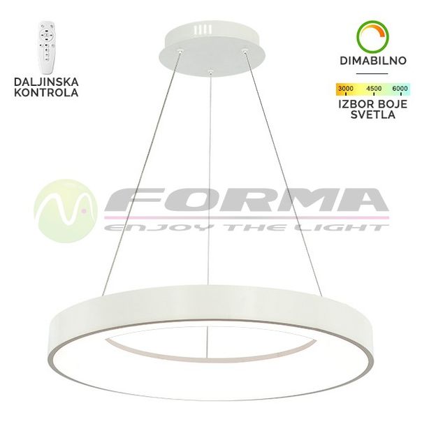FORMA LED visilica 86W 4000K F2049-86V WH - 005818