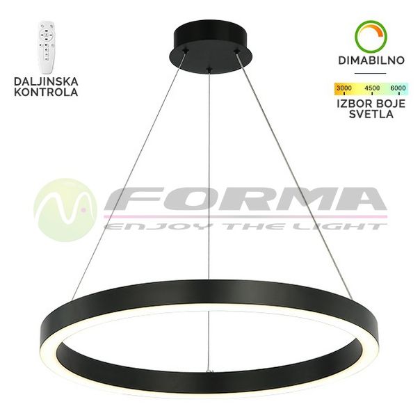 FORMA LED visilica 44W 4000K F2048-44V BK - 005793