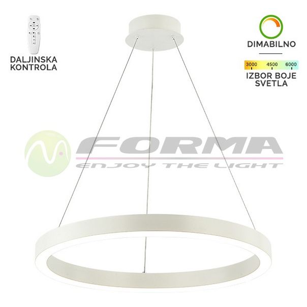 FORMA LED visilica 44W 4000K F2048-44V WH - 005794