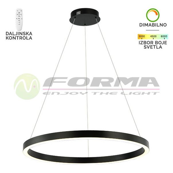 FORMA LED visilica 44W 4000K F2048-56V BK - 005796