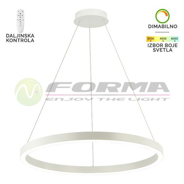 FORMA LED visilica 56W 4000K F2048-56V WH - 005797