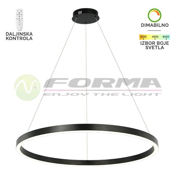 FORMA LED visilica 70W 4000K F2048-70V BK - 005799