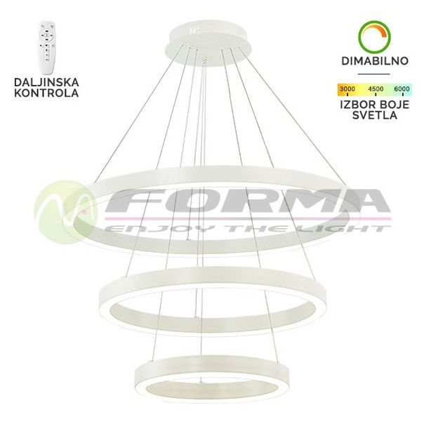 FORMA LED visilica 130W 3000K-6400K F2048-130V WH - 005803