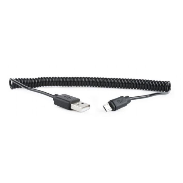 GEMBIRD Adapter kabl, USB NA Micro USB, spiralni,CC-mUSB2C-AMBM-6 USB, 1.8m - 19606