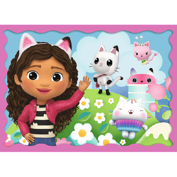 TREFL Puzzle 4u1 Gabby's adventures 34620 - 35, 48, 54, 70 delova - 102824-T34620