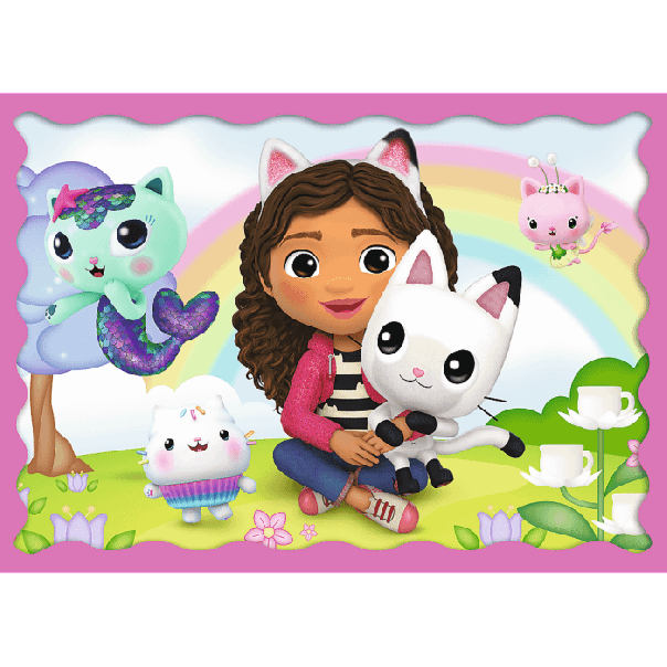 TREFL Puzzle 4u1 Gabby's adventures 34620 - 35, 48, 54, 70 delova - 102824-T34620
