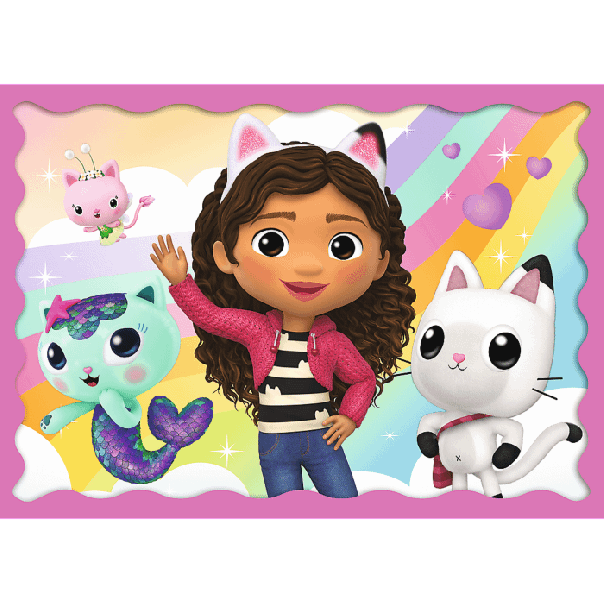TREFL Puzzle 4u1 Gabby's adventures 34620 - 35, 48, 54, 70 delova - 102824-T34620
