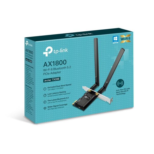 TP LINK LAN MK PCI-E TP-Link Archer TX20E WiFi AX1800/Bluetooth 5.2 - EP2792826