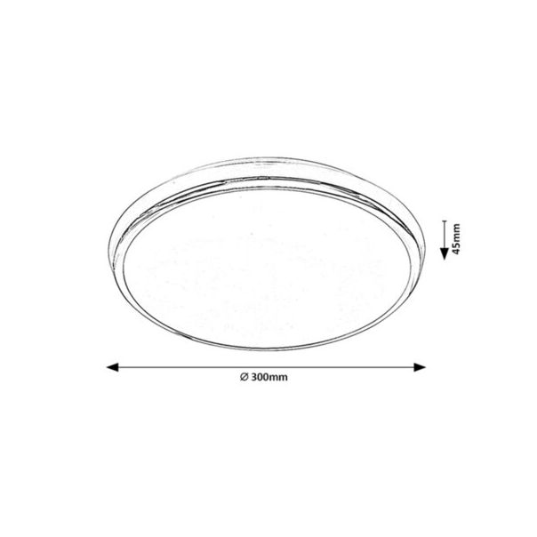 Rabalux Kupatilska rasveta Balthasar LED 18W hrom (3464) - 3464