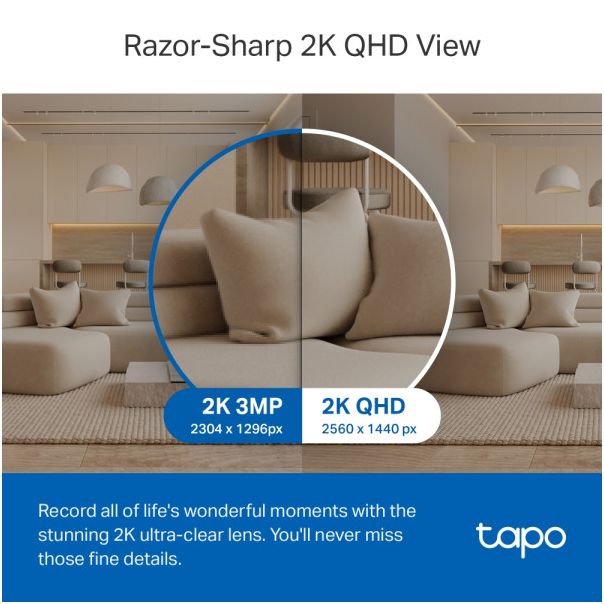 TP LINK Kamera Tapo C220 PZT/4MP/QHD - 40851-1