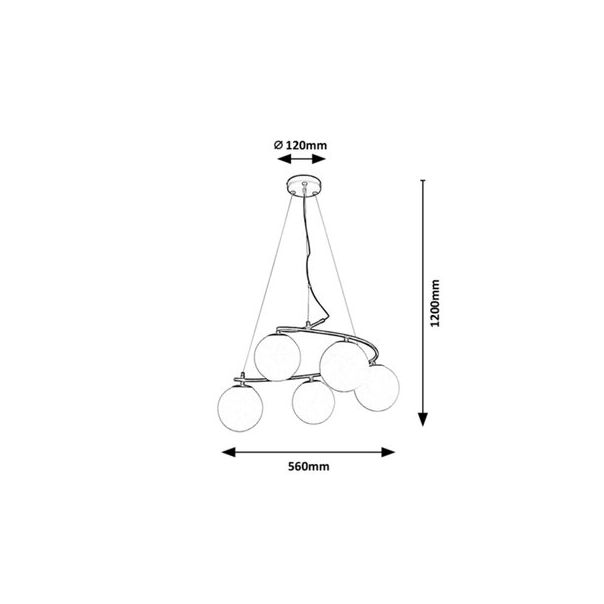 RABALUX Visilica Aslan E14 C37 5W - 3470