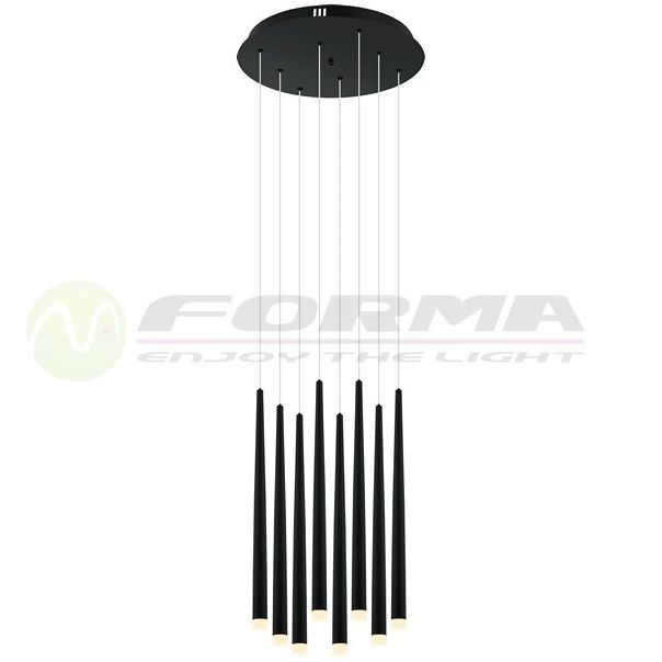 FORMA LED luster 37W 3000K F2605-8L BK - 005877