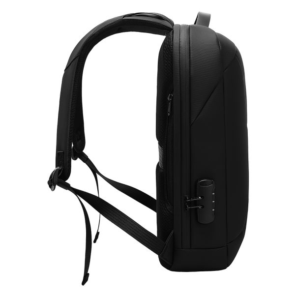 Anti-theft poslovni ranac GORDON – brava sa šifrom, YKK, USB i Type-C, laptop 15