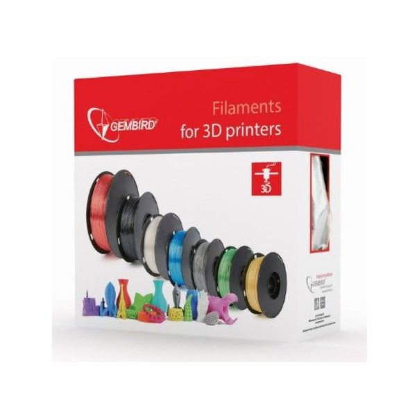 GEMBIRD 3DP-PETG1.75-01-R PETG Filament za 3D stampac 1.75mm, kotur 1KG RED - GM19678