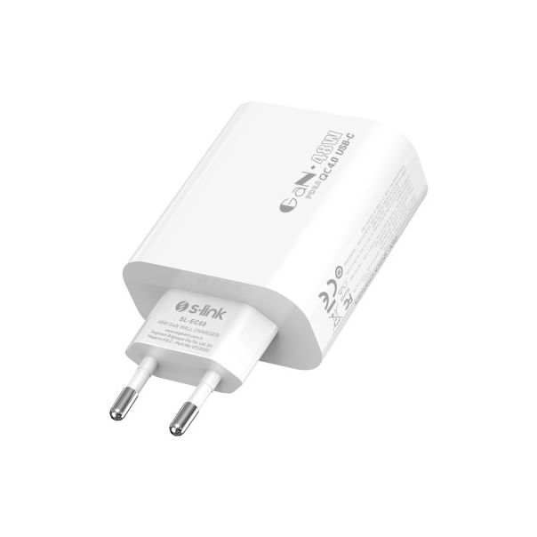 S-LINK Strujni adapter SL-EC68 45W PD30W/QC 18W USB-A/USB-C, brzo punjenje - 158913