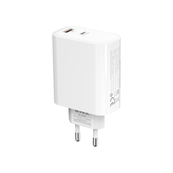 S-LINK Strujni adapter SL-EC69 65W PD 45W/QC 18W USB-C/USB-A, brzo punjenje - 170483