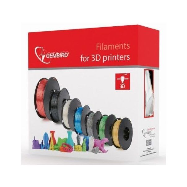 GEMBIRD 3DP-PETG1.75-01-NAT PETG Filament za 3D stampac 1.75mm, kotur 1KG Natural - GM19971
