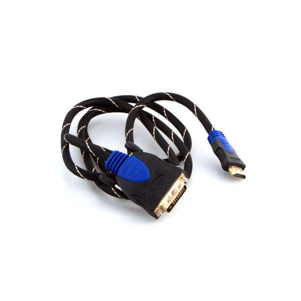 S-LINK Kabl SLX-310 HDMI na DVI 24 + 1M Gold, 1,5m - 41296-1