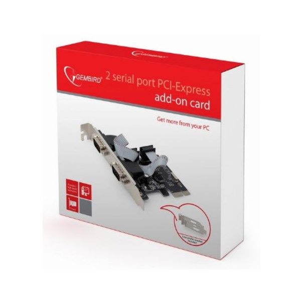GEMBIRD SPC-22 2 serial port PCI-Express - 19741